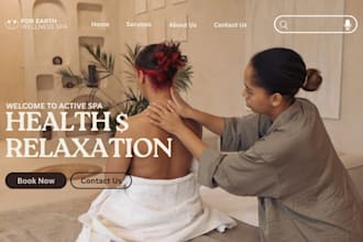 design a beauty spa salon website with vagaro acuity yoga scheduling and booking