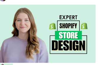 design shopify ecommerce website, pet store, beauty, shopify dropshipping store