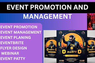 promote and market eventbrite, conference, webinar, events to increase attendees