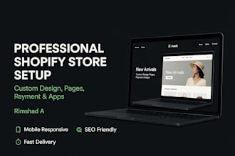 build or customize your shopify store professionally