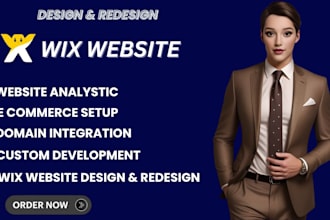 do wix website design,redesign wix  website, wix online store