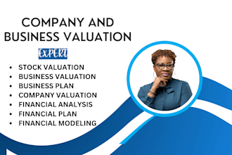 do company valuation equity research pitch deck cf analysis financial model wacc