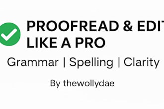 rewrite and proofread your articles professionally