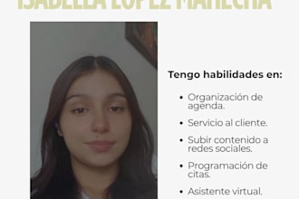 sere tu asiste virtual y te ayudare con lo que necesites
