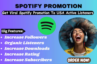 do spotify music promotion, spotify music ads, organic spotify promotion