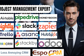 setup zoho monday crm hubspot airtable insightly espo crm oodo less annoing crm