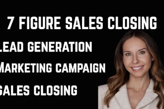 sales closer and b2b online sales representative for leads generation