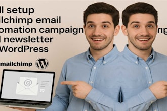 setup mailchimp email automation campaign and newsletter for wordpress