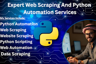 do python projects, nodejs scripts build bots web crawlers django web automation