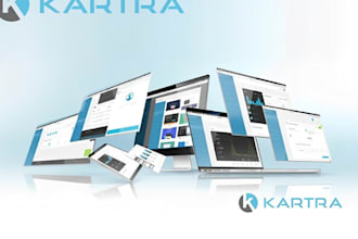 design  kartra landing page wix, kajabi,