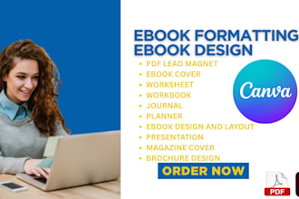 design canva pdf, ebooks, workbooks, and lead magnets