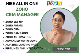 setup zoho crm, zoho one, zoho email campaign, zoho marketing automations, form