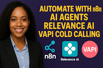 do custom n8n ai agent relevance ai, n8n automation vapi ai cold calling
