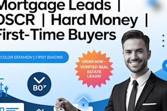 generate mortgage leads hard money dscr first home buyer real estate leads