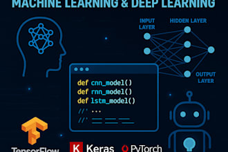 build deep learning models using CNN rnn or lstm in python