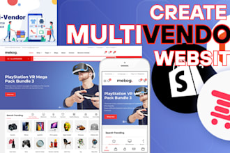 develop a professional multivendor ecommerce website and admin functionality