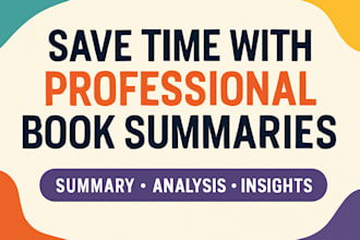 provide deep book analysis, summaries and insights