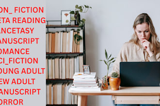 beta read thriller, horror, critique romance fantasy your manuscript