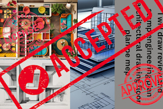 draw review and stamp engineering plan architectural drawing floor plan pe mep