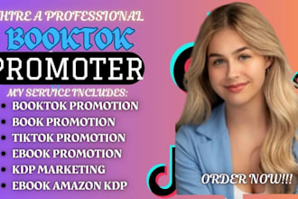 do viral booktok tik tok video ads, book promotion, amazon kdp ads, book trailer