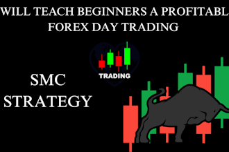 teach beginners a profitable forex day trading smc strategy as your coach,mentor