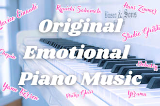 compose original emotional piano music
