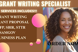 grant proposal writing, research grant application, rfp, business plan nonprofit