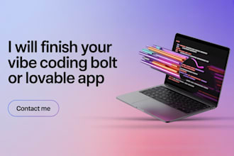 finish your vibe coding bolt or lovable app