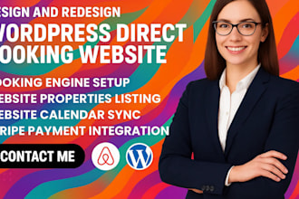 build short term rental website, short term website, airbnb booking website