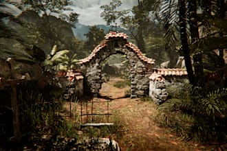 design 3d game environments game level design metaverse worlds ue environments