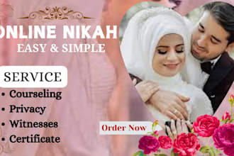 professionally conduct and arrange your online nikah