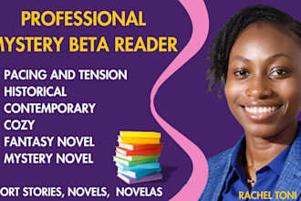beta read mystery novel romance novel science fiction