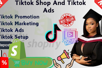 create tiktok shop and tiktok ads for the USA market