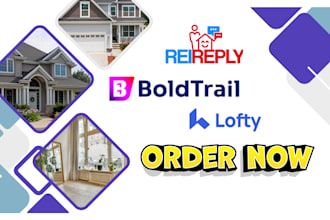 setup lofty CRM kvcore website boldtrail campaigns follow up boss idx website