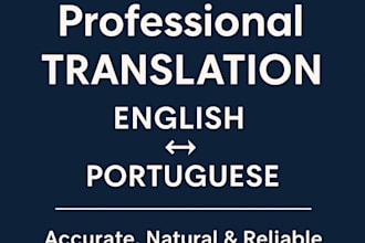 portuguese english translator expert