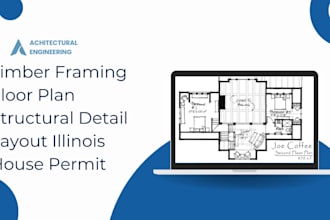 timber framing floor plan structural layout for house permit