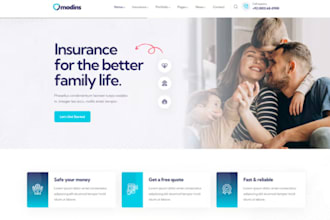 design wix auto insurance property insurance  life insurance wellness website