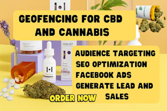 setup profitable geofencing ads campaign for cannabis, cbd oil, cbd website