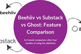 do effective campaign for your substack link, beehiiv and ghost newsletter
