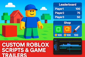 create a custom roblox scripts and game features