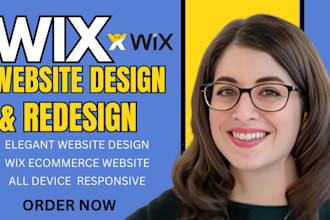 design or redesign your wix website and online store