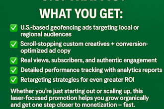 promote rumble channel targeting USA audiences with geofencing ads campaign
