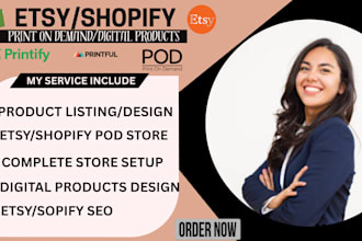 etsy print on demand store shopify print on demand etsy printful printify