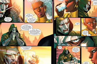 draw comic book illustration cartoon character manga storyboard graphic novel