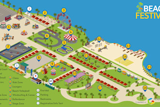do island map resort map beaches map museum festival map event parades route map