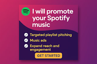 promote your spotify music with targeted playlist pitching and music ads