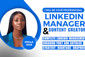 be your linkedin manager and content creator
