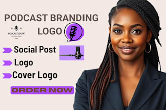 design podcast branding, cover art, podcast logo, podcast design,podcast artwork