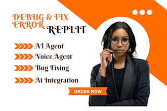 fix debug and apps using replit ai agent webapp 10web replit automation