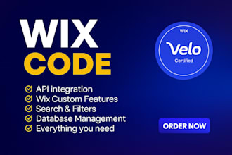 wix velo developer wix website redesign wix code wix SEO wix custom code